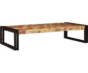 vidaXL Estante para ducha, multicolor, 100 x 50 x 23 cm, madera maciza reciclada