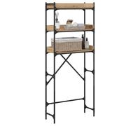 vidaXL Estante para Lavadora Roble Artisan 67 x 25 x 163 cm