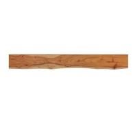 vidaXL Estante de pared rectangular – Balda flotante en madera de acacia borde vivo 160x20x3,8 cm