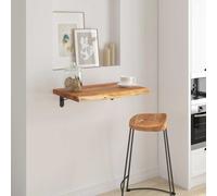 vidaXL Estante Pared Rectangular Madera Acacia Borde Vivo 50x40x2,5 cm