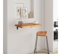 vidaXL Estante de pared – Balda para libros y CD, madera de acacia borde vivo 70x40x2,5 cm