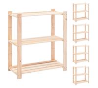 vidaXL 1/2/3/5/10x Madera Pino Maciza Estanter