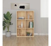 vidaXL Estantería/Aparador madera ingeniería roble Sonoma 66x30x98 cm