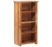 vidaXL Estantería, Armario Alto Decorativo con Almacenamiento, Vitrina Estante de Libros, Mueble para Salón Hogar Casa, Madera Maciza