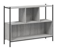 vidaXL Estantería, Armario de Almacenaje, Estantes Expositores para Libros, Librería de Pie para Oficina, Madera de Ingeniería Gris Sonoma