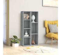 vidaXL Estantería color gris Sonoma 50x25x106 cm
