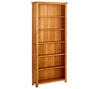vidaXL Estantería con 6 Niveles Madera de Roble Marrón Librería con Estantes