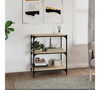 Estantería vidaXL, estilo Sonoma, 60x33x70,5 cm, fabricada en tablero de partículas y acero