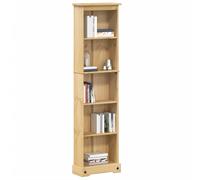 vidaXL Estantería Corona madera maciza de pino 46x20x170 cm
