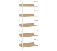 vidaXL Estantería de 5 niveles madera ingeniería roble 60x27,6x158,5cm