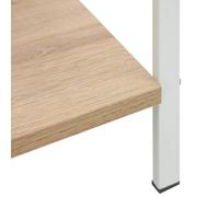 Vidaxl Estantería 5 Niveles Madera Ingeniería 60x27,6x158,5 Cm Negro Oak and white