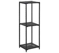 vidaXL Estantería de almacenaje ratán sintético negro 30x30x90 cm