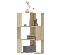 vidaXL Estantería de esquina 3 niveles madera roble Sonoma 50x50x102cm