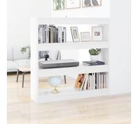 vidaXL Estantería/Divisor de ambientes blanco, 100x30x103 cm