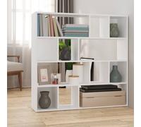 vidaXL Estantería de libros y divisor de espacios 105x24x102 cm Blanco
