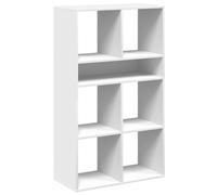 vidaXL Estantería de madera contrachapada Blanco 66x31x112 cm para libros