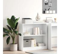 vidaXL Estantería de pared de madera contrachapada 80x24x75 cm Blanco