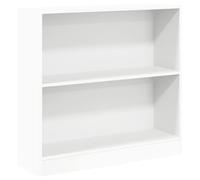 vidaXL Estantería de pared de madera contrachapada 80x24x75 cm Blanco
