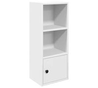 vidaXL Estantería de Madera de ingeniería Blanca 31x24x77 cm, estantería para Libros, estantería para Libros, Estante de Almacenamiento