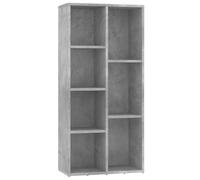 vidaXL Estantería de Madera de ingeniería Gris 50x25x106 cm