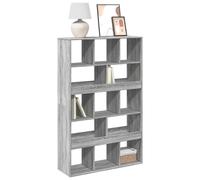 vidaXL Estantería madera de ingeniería 100x33x156,5 cm en color Roble Sonoma/Blanco/Marrón roble y más | almacenamiento funcional diseño moderno para baño dormitorio sala