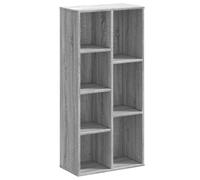 vidaXL Estantería de Madera de ingeniería Gris Sonoma 50x25x105 cm, librería, estantería de Libros, Estante de Libros, librerías