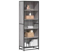 vidaXL Estantería de madera de ingeniería 60x35x170,5 cm en color Gris sonoma/Roble Sonoma/Marrón roble y más | almacenamiento funcional diseño moderno para baño dormitorio sala