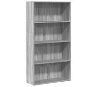 vidaXL Estantería de Madera de ingeniería Gris Sonoma 80x30x152 cm