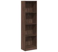 vidaXL Estantería de Madera de ingeniería marrón Roble 40x24x143 cm