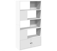 Vidaxl Estantería de Madera de Ingeniería para Oficina y Sala de Estar 100x36x189 Cm White