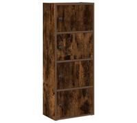 vidaXL Estantería de Madera de ingeniería Roble Ahumado 40x24x102 cm