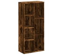 vidaXL Estantería de Madera de ingeniería Roble Ahumado 50x25x105 cm