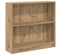 vidaXL Estantería de madera de ingeniería Roble Artesanal 80x24x76 cm Multicolor