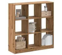 vidaXL Estantería de madera de ingeniería roble artesano 102x32x108 cm