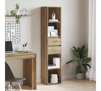 vidaXL Estantería de madera de ingeniería roble artisan 36x30x171 cm