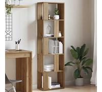 vidaXL Estantería de madera de ingeniería Roble Artisan 45 x 24 x 159 cm