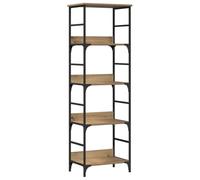 vidaXL Estantería de Madera de ingeniería Roble Artisan 50x33x153 cm