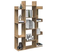 vidaXL Estantería de madera de ingeniería Roble Artisan 86x25,5x140 cm, armario/librería