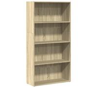 vidaXL Estantería de Madera de ingeniería Roble Sonoma 80x30x152 cm