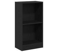 vidaXL Estantería de Madera de Roble Negro 40x24x76 cm, librería, estantería de Libros, Estante de Libros, librerías, Armario de almacenaje, librería