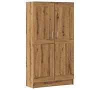 vidaXL Estantería de madera Roble Artisan 82,5x30,5x150 cm, armario y estantería para libros
