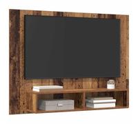 vidaXL Estantería de Pared con Cubos y estantes modulares, Ideal para el hogar, Estante para la Sala, diseño rústico, Montaje en Pared, Acabado Texturizado, solución de organización