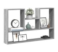 vidaXL Estantería de pared madera ingeniería gris Sonoma 99x15x60 cm
