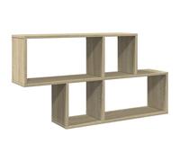 vidaXL Estantería flotante de pared madera de ingeniería Roble Sonoma 100x20x53 cm