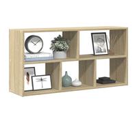 vidaXL Estantería de pared madera ingeniería roble Sonoma 100x25x50 cm