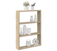 vidaXL Estantería de pared madera ingeniería roble Sonoma 43x9x60 cm
