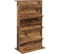 vidaXL Estantería decorativa de madera reciclada, 70 x 41 x 126 cm, material de madera