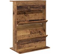 vidaXL Estantería decorativa de madera reciclada, 70 x 41 x 96 cm, material de madera