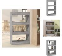 vidaXL Estantería/Divisor de ambientes gris Sonoma, 60x30x103 cm, material de madera, estanterías y libreros