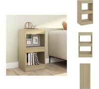 vidaXL Estantería/Divisor de ambientes Sonoma roble, 40x30x72 cm - Estanterías y libreros